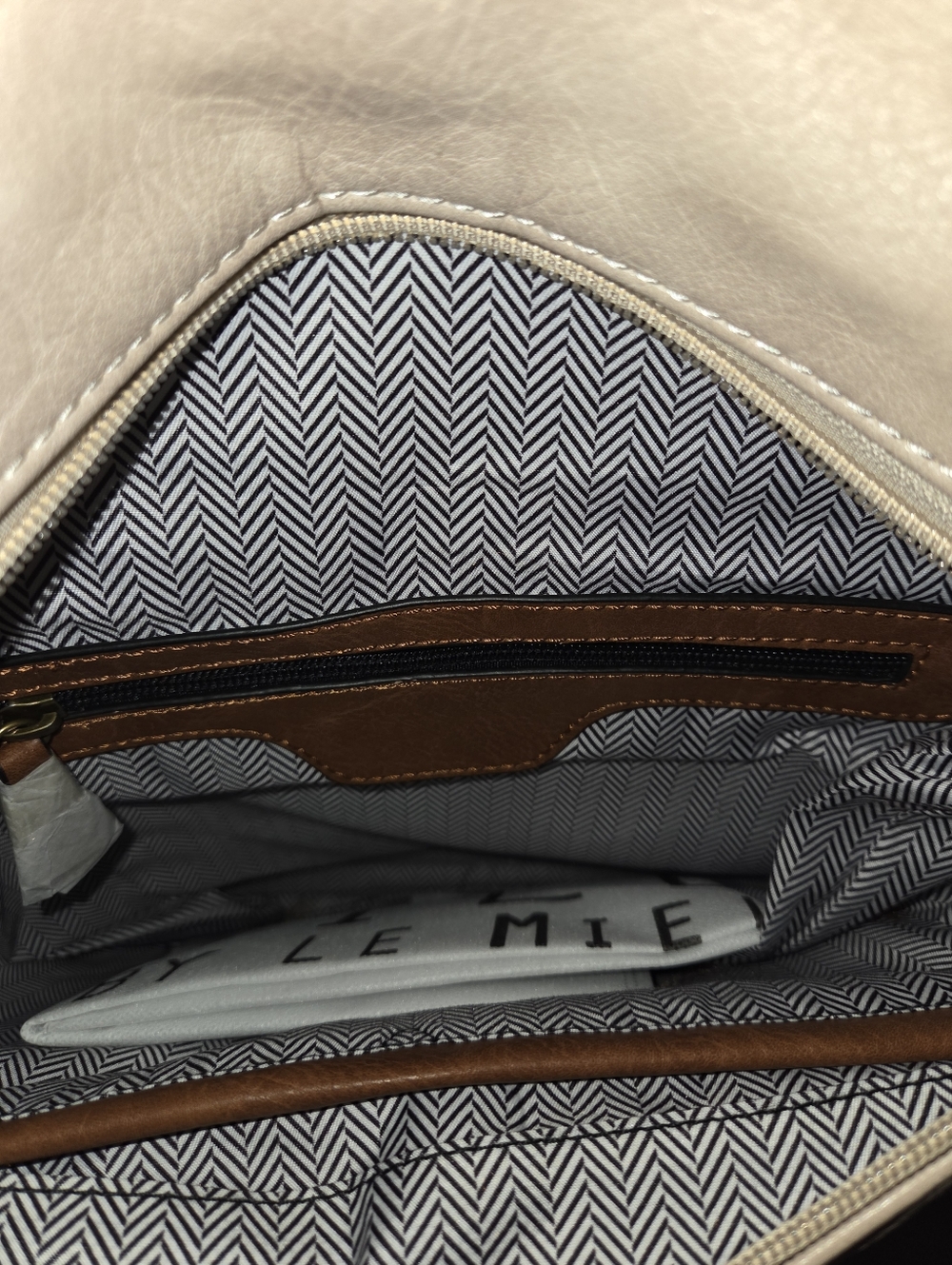 Leather-Style Backpack - Picture 3 of 4